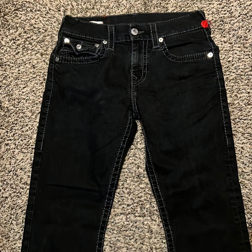 Black True Religion Jeans / Size 30